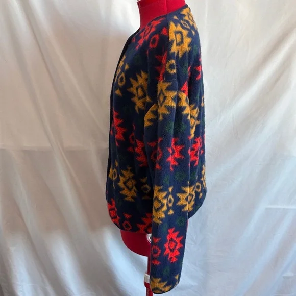 Geometric Pattern Colorful Cardigan Women's - Picture 4 of 6